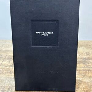 Authentic Saint Laurent Black Storage Box